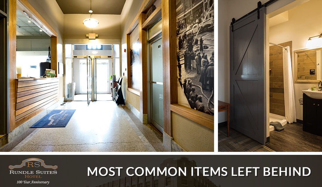 Most Common Items Left Behind